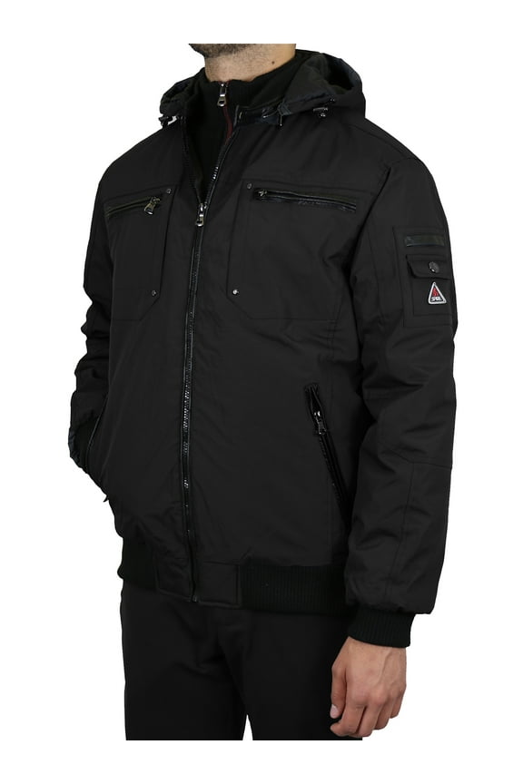 Men's Heavyweight Jacket With Detachable Hood