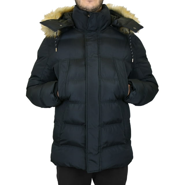 Men's Heavyweight Long Bubble Parka Jacket Winter Coat