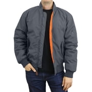 Mens Heavyweight MA-1 Bomber Flight Jacket S-5XL