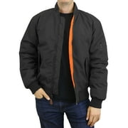 Mens Heavyweight MA-1 Bomber Flight Jacket S-5XL