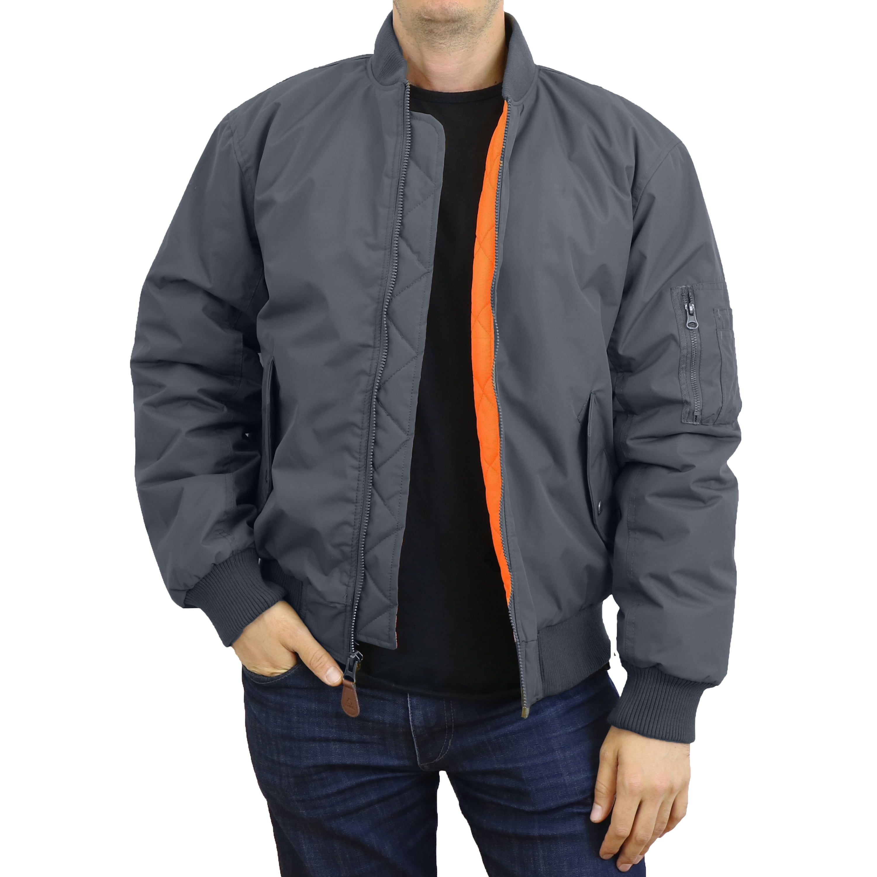 Men's Heavyweight MA-1 Bomber Flight Jacket (S-5XL Men's Heavyweight MA-1 Bomber Flight Jacket (S-5XL