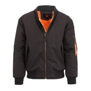 Mens Heavyweight MA-1 Bomber Flight Jacket S-5XL