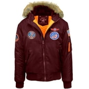 Mens Heavyweight MA-1 Bomber Flight Jacket