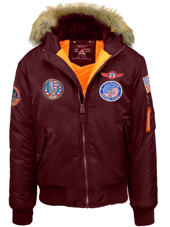 Men's Heavyweight MA-1 Bomber Flight Jacket
