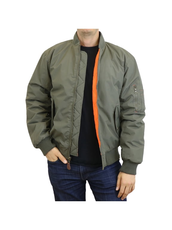 Men's Heavyweight MA-1 Bomber Flight Jacket