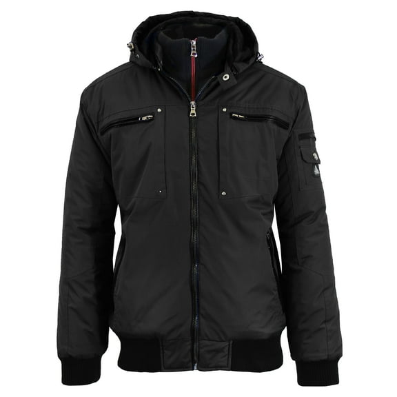 Men's Heavyweight Parka Jacket With Detachable Hood
