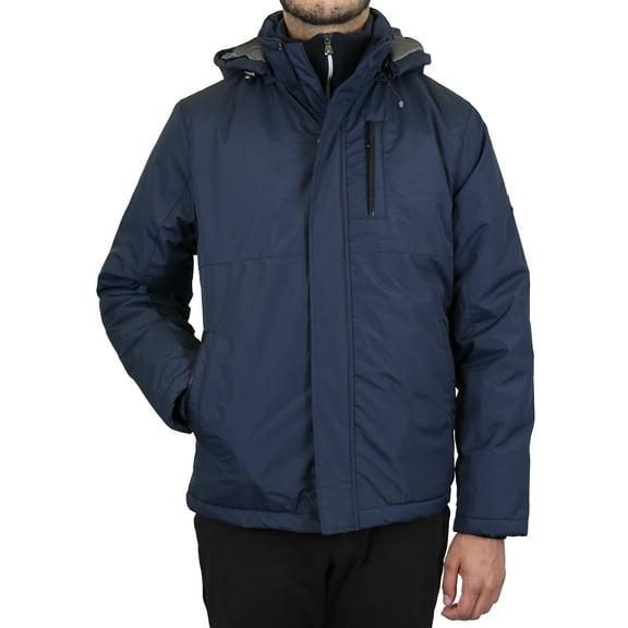 Men's Heavyweight Parka Jacket With Detachable Hood