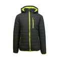 thumbnail image 1 of Men's Heavyweight Puffer Jacket With Contrast Color Trim & Detachable Hood (S-2XL), 1 of 8