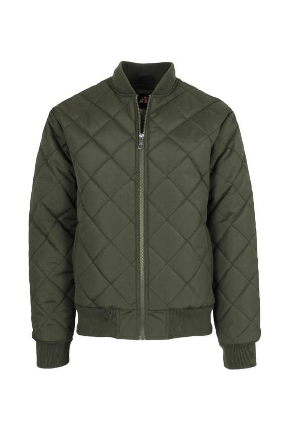 Men's Heavyweight Quilted Bomber Jacket (Sizes, S-2XL)