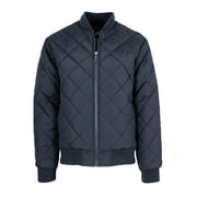 Galaxy by Harvic Mens Heavyweight Dimond Quilted Bomber Jacket Varsity Coat