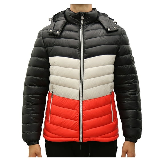 Men's Heavyweight Quilted Shell Hooded Puffer Jacket (S-2XL)