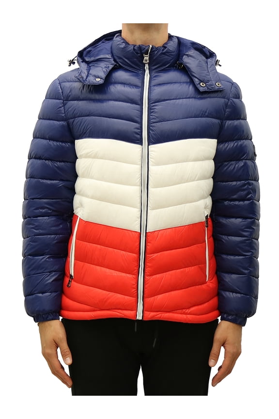 Men's Heavyweight Quilted Shell Hooded Puffer Jacket (S-2XL)