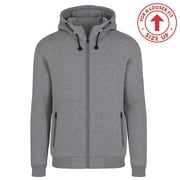 Mens Heavyweight Sherpa Fleece-Lined Full Zip Classic Tech Hoodie