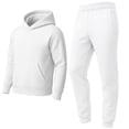 thumbnail image 1 of Men’s Heavyweight Soft Fleece Cotton Blend Pullover Hoodie & Sweatpants Jogging Set (S-2XL), 1 of 5