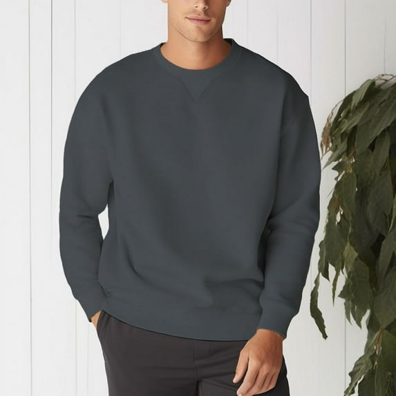 Men's Heavyweight Vintage Crewneck Casual Sweatshirt in 15 Colors