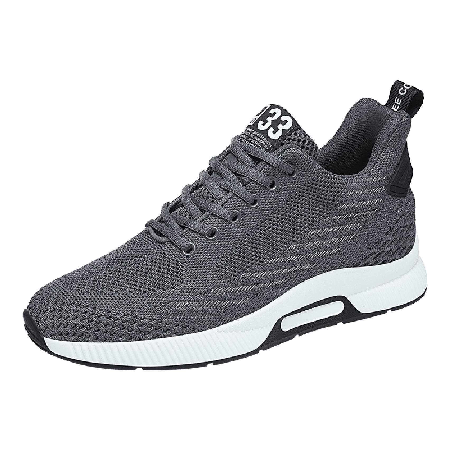 Men's Height Increasing Sneakers Invisible Inner Height Increasing Shoes  1.36 inch Running Shoes Lightweight Breathable Mesh Hidden Heel Sneakers  Lace Up Casual Shoes - Walmart.com