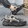 thumbnail image 1 of Men's Height-Increasing Sneakers - Upper & Sole, Breathable Low-Top Lace-Up Shoes Suitable for Sports, Running, Casual Wear - - Elevator for Dad Shoes, Cushioning & Height, 1 of 5