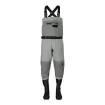 Frogg Toggs Men's Hellbender PRO Bootfoot Felt Sole Chest Wader | Gray | Size 7