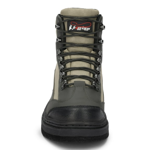 Frogg Toggs Men's Hellbender Wading Shoe - Felt | Green / Silver / Black | Size 10