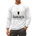 thumbnail image 1 of Men's Hello Darkness My Old Friend Long Sleeve Crew Neck Graphic Sweatshirt, 1 of 5