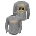 thumbnail image 1 of Men's Hello Darkness My Old Friend Long Sleeve Graphic Shirt Casual Crewneck Pullover Top, 1 of 5