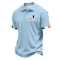 thumbnail image 1 of Men's Hello Darkness My Old Friend Polo Shirt Casual Short Sleeve Collared Pullover Tee, 1 of 4