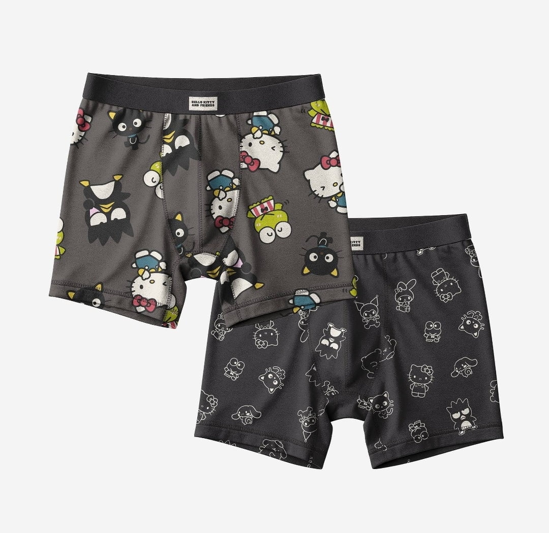 Men's Hello Kitty and Friends 2 Pack Boxer Briefs - XL