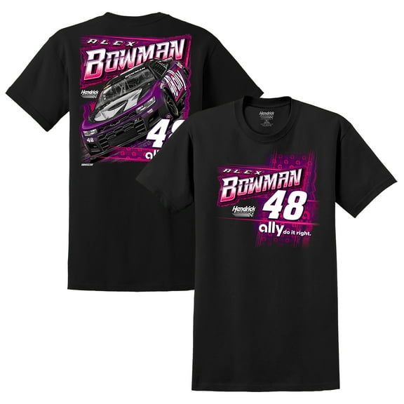Men's Hendrick Motorsports Team Collection Black Alex Bowman Car T-Shirt