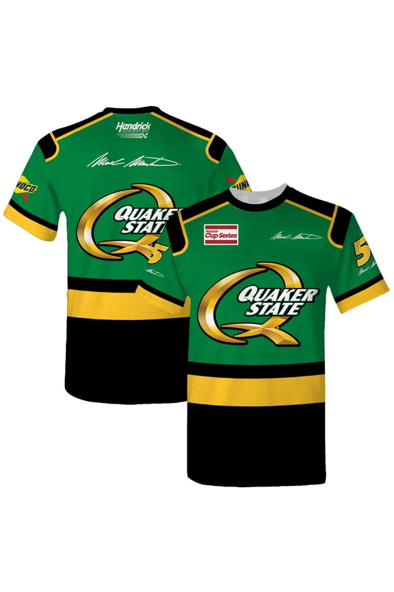 Men's Hendrick Motorsports Team Collection Green Mark Martin Quaker State Legend Uniform T-Shirt