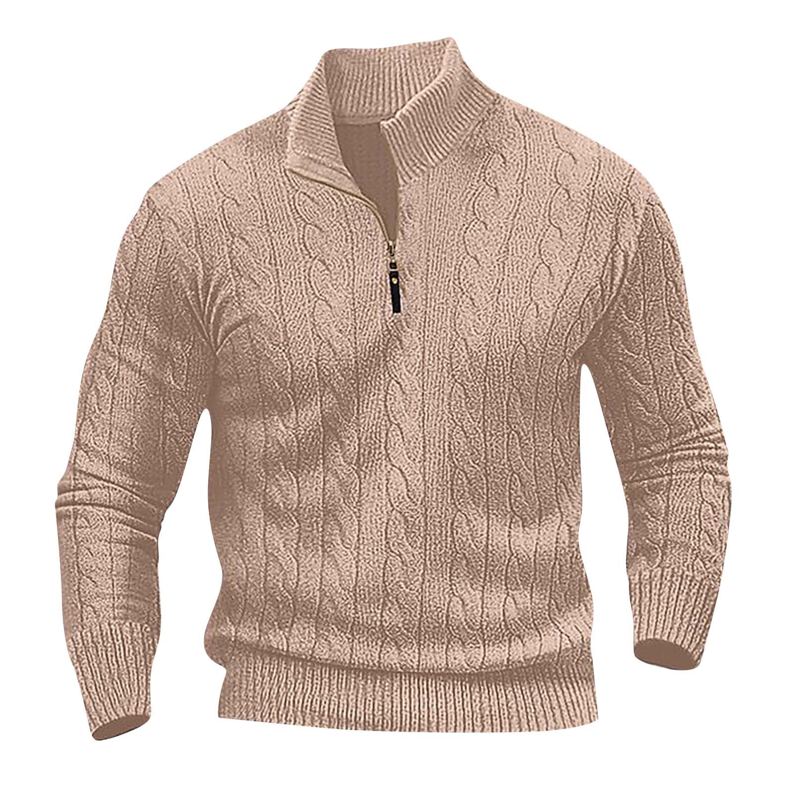Men's Henley Sweatshirt Stand Collar Button Up Pullover Tops Long