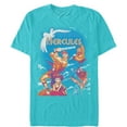 thumbnail image 1 of Men's Hercules Classic Scene  Graphic Tee Tahiti Blue Large, 1 of 3
