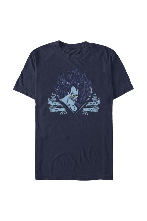 Men's Hercules Hades I'm Hot You're Not Graphic Tee Navy Blue 3X Large