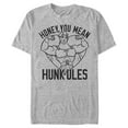 thumbnail image 1 of Men's Hercules Honey, You Mean Hunk-ules  Graphic Tee Athletic Heather 3X Large, 1 of 5