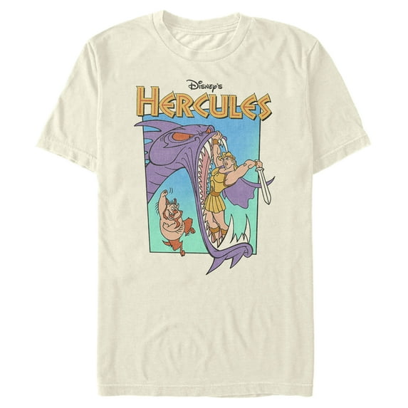 Men's Hercules Hydra Monster Graphic Tee Beige X Large