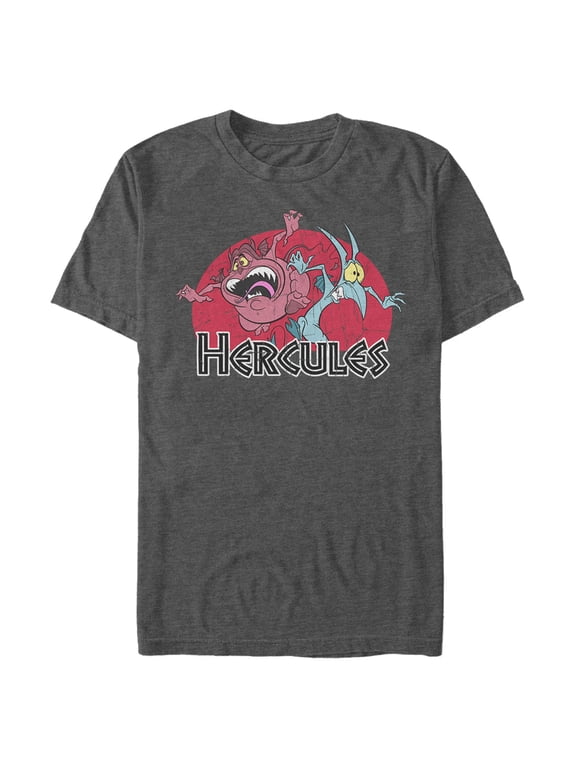 Men's Hercules Pain and Panic Imps Graphic Tee Charcoal Heather Large