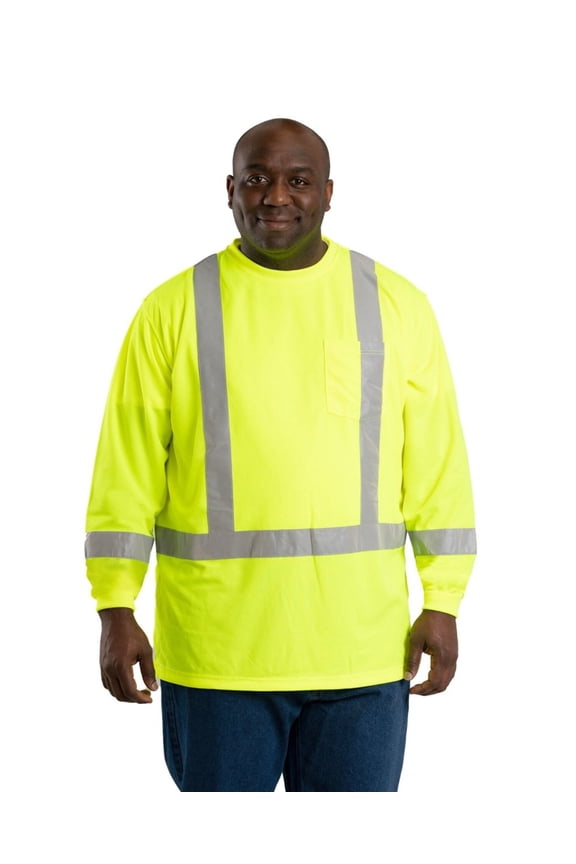 Men's Hi Vis Class 3 Long Sleeve Tee