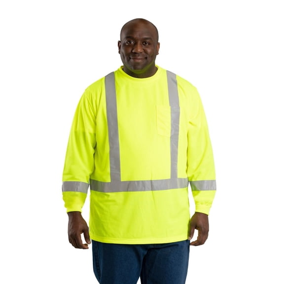 Men's Hi Vis Class 3 Long Sleeve Tee