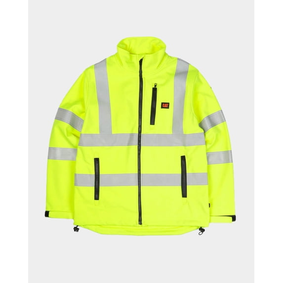 Men's Hi-Vis FR Softshell Jacket | CAT® WORKWEAR