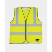 Mens Hi-Vis Zip Safety Vest | CAT  WORKWEAR