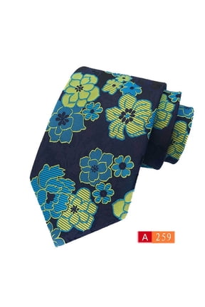 Men's High Grade Flower Pattern Tie Wedding Party Business Floral Neckties