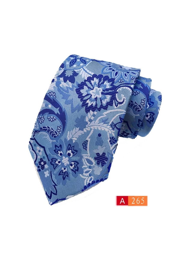 Men's High Grade Flower Pattern Tie Wedding Party Business Floral Neckties