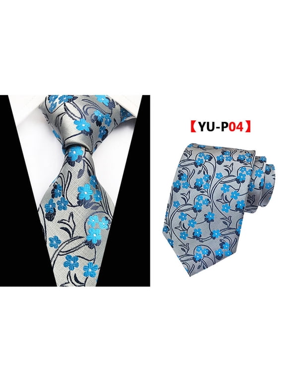 Men's High Grade Necktie Floral Paisley Striped Pattern Business 8CM Wide Ties