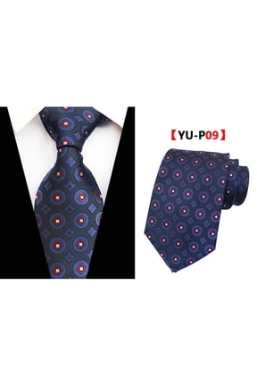 Men's High Grade Necktie Floral Paisley Striped Pattern Business 8CM Wide Ties