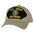 thumbnail image 1 of Men's High Profile U.S. Army Retired Veteran Khaki Hat, 1 of 3