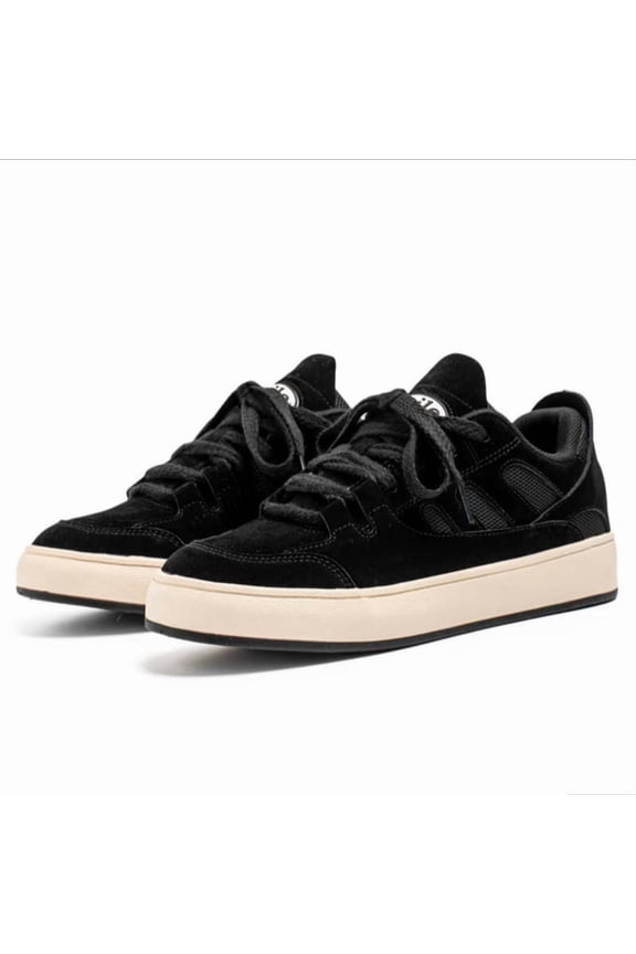 Men's High Quality Non-Slip Low-Top Sneakers - German Training Shoes Suitable for Sports, Gym & Casual Wear, Upper & MD Sole, Lace-Up, Cushioned for, Office, Everyday Use - Versatile Footwear