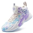 thumbnail image 1 of Bolognifi Men's High Top Basketball Shoes with Breathable Mesh Cushioning Support and Non Slip Sole Basketball Boots, 1 of 6