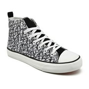 Men's High Top Canvas Sneakers Lace Up Classic Fashion Casual Shoes Comfortable Classic Running Shoe