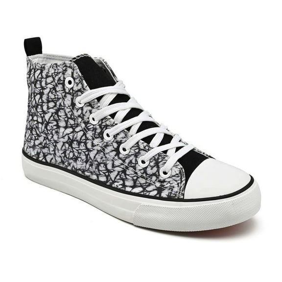 Men's High Top Canvas Sneakers Lace Up Classic Fashion Casual Shoes Comfortable Classic Running Shoe