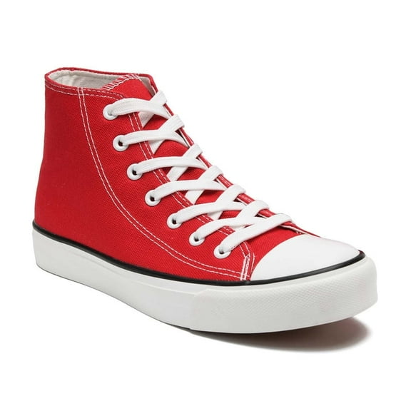 Men's High Top Canvas Sneakers Lace Up Classic Fashion Casual Shoes Comfortable Classic Running Shoe