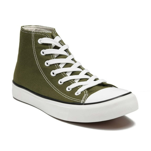 Men's High Top Canvas Sneakers Lace Up Classic Fashion Casual Shoes Comfortable Classic Running Shoe